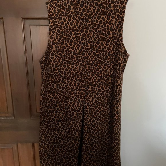 Land's End Women's Leopard shift dress plus size 24 - Picture 3 of 5